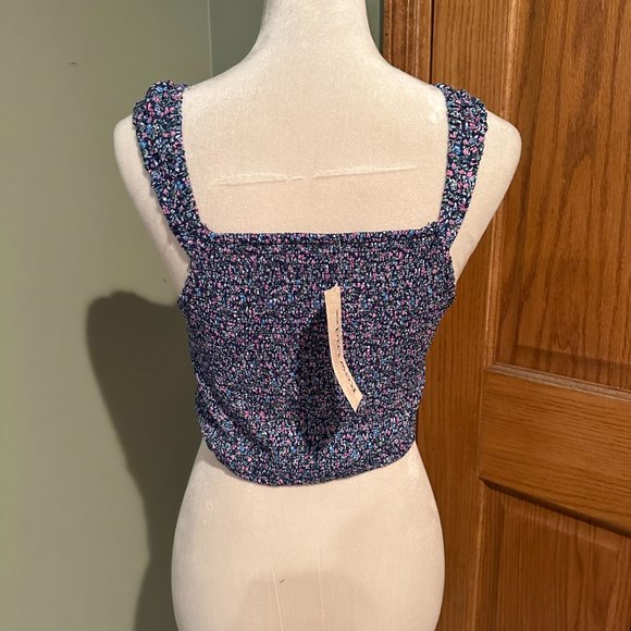 JUNIORS REWIND CROP TANK TOP SIZE M  #511 - Picture 4 of 4